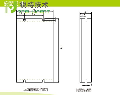 R60X3/3R60X3三轴专用驱动器外观尺寸图